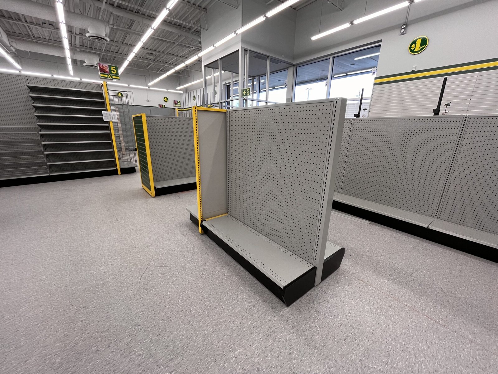 Gondola Shelving Installed